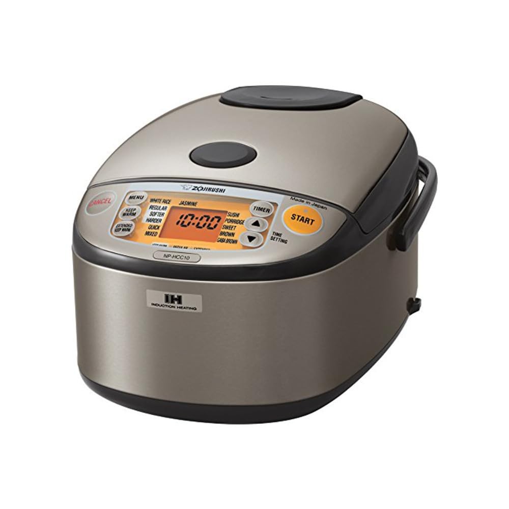 Zojirushi Induction Heating System Rice Cooker & Warmer, 1.8 L, Stainless Dark