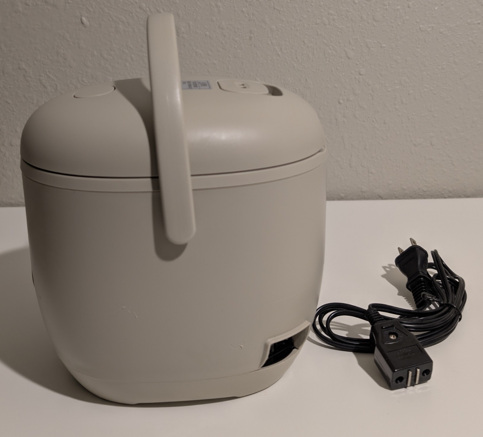 Monochrome MSC-1551 Rice Cooker 1.5 Cup Beige 100V Japan Compact Cooker