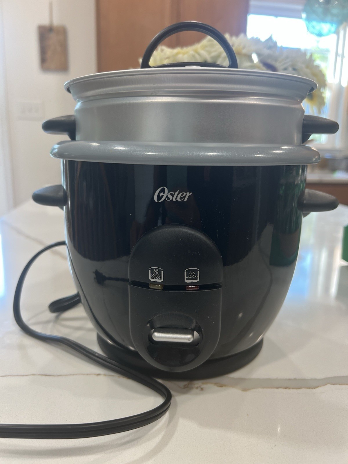 Oster 6 Cup Electric Rice Cooker – Black (2109987)