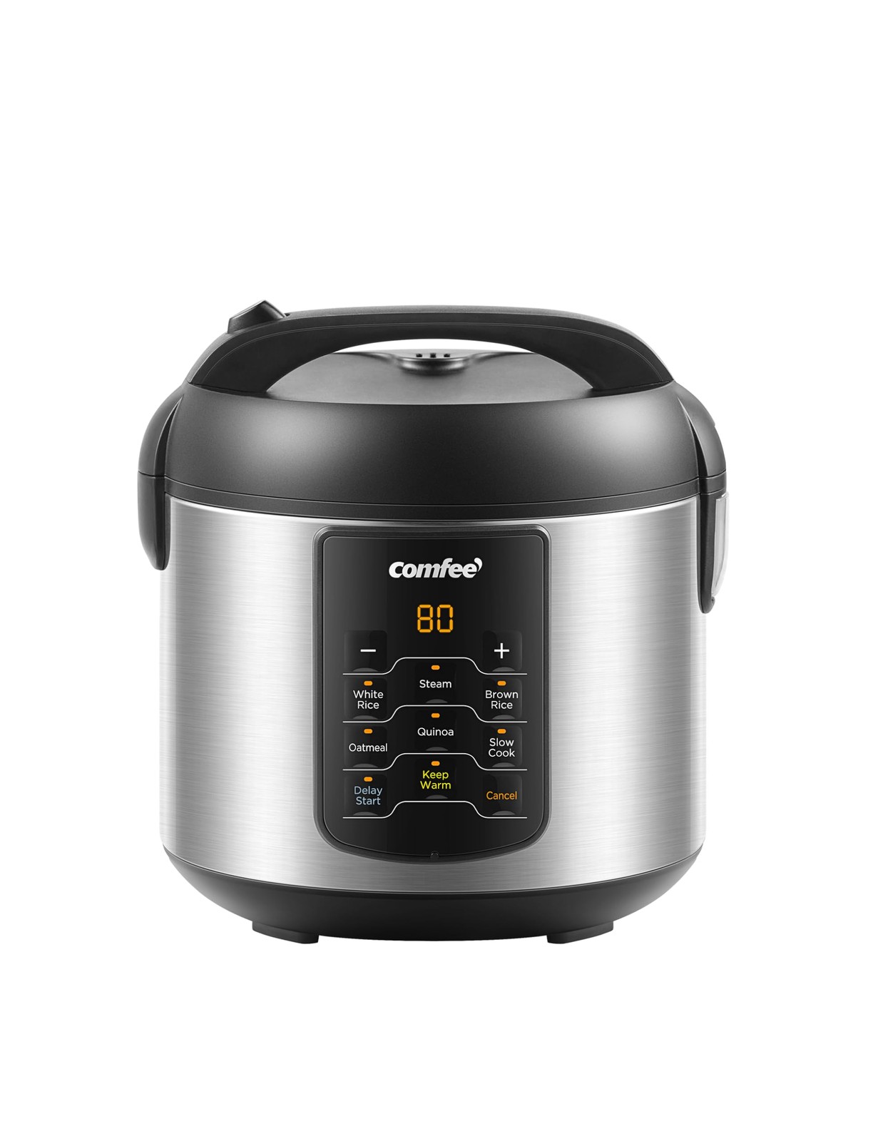 COMFEE’ Rice Cooker Upgraded, 6-in-1 Stainless Steel Multi Cooker, Slow Cooke…