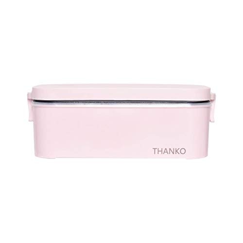 THANKO Ultra-High Speed Rice Cooker Lunch Box 1-Person Pink Sakura Color Japan