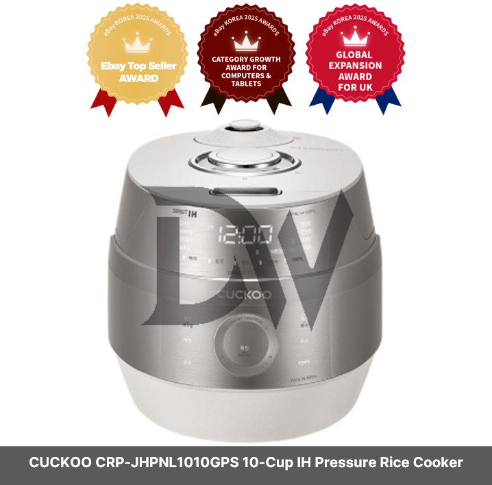 CUCKOO CRP-JHPNL1010GPS 10-Cup IH Pressure Rice Cooker Grace White /220V/EU PLUG