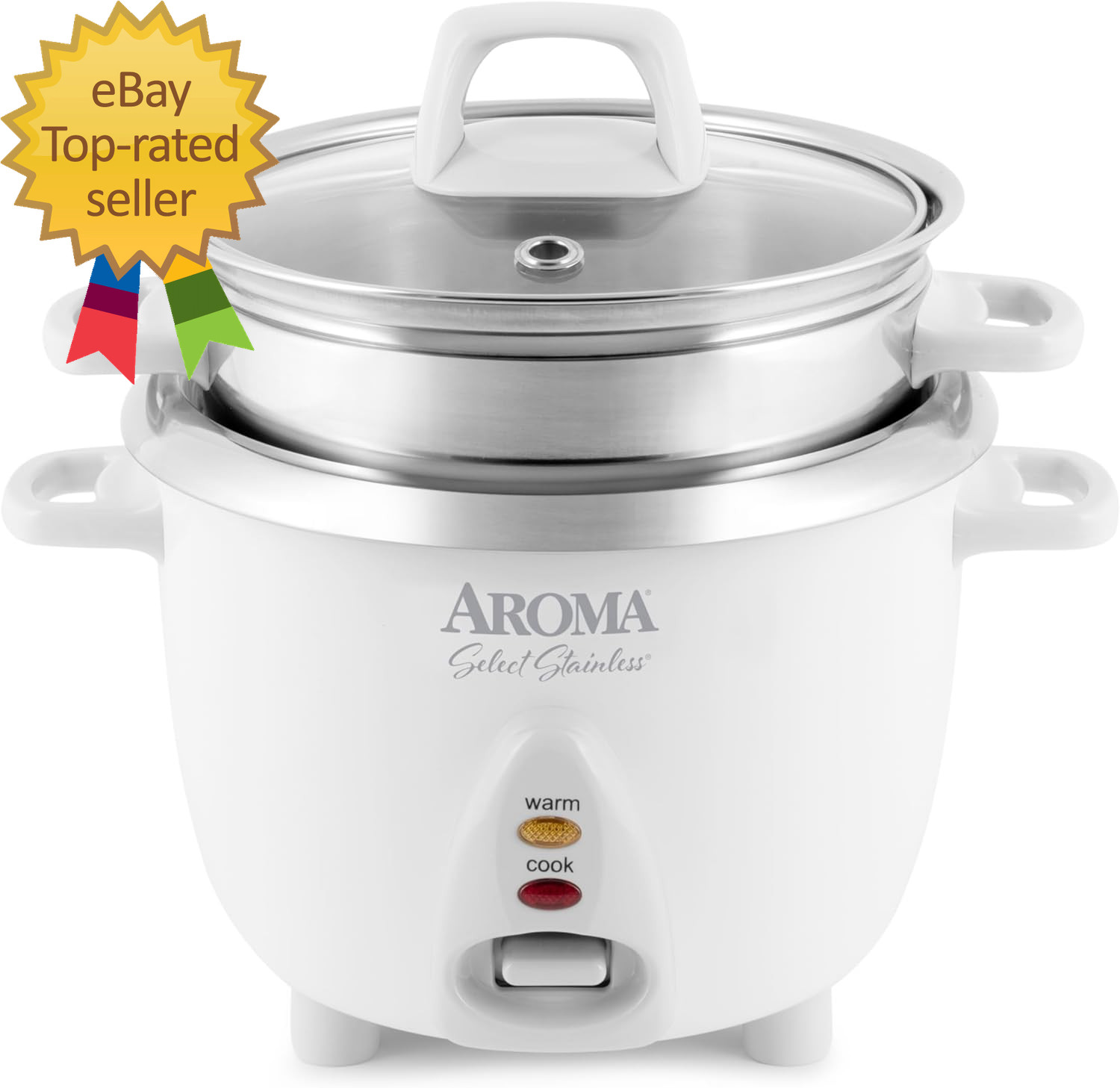 6-Cup (Cooked Yield ) / 1.2Qt. Select Stainless Pot-Style Rice Cooker