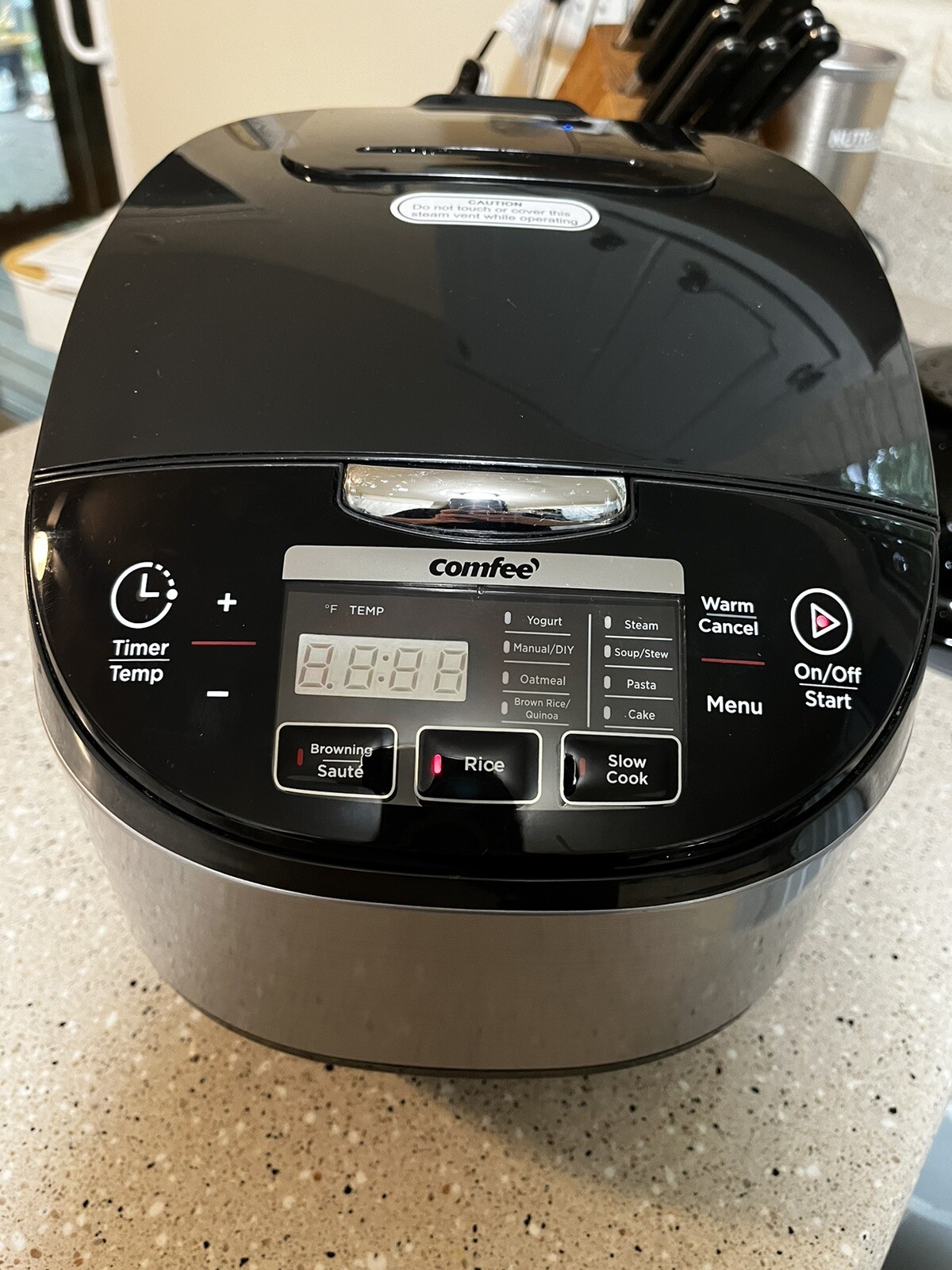 COMFEE’ MB-FS5077 5.2Qt Rice Cooker 10 Cup Programmable All-In-1 Multi Cooker