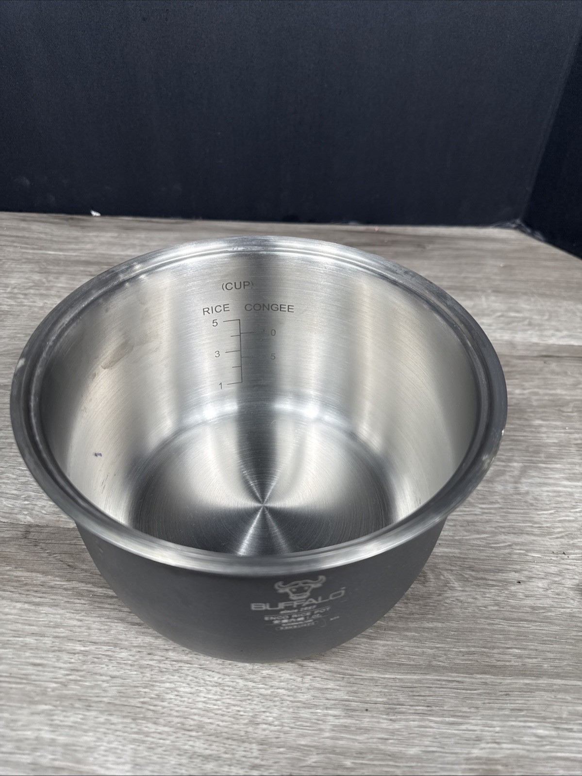 buffalo clad inner pot 5 cup replacement