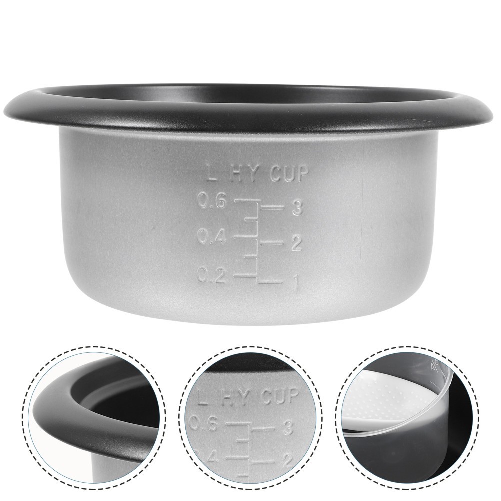 Aluminum Alloy Non Stick Rice Cooker Inner Pot Replacement 1.5 L Capacity