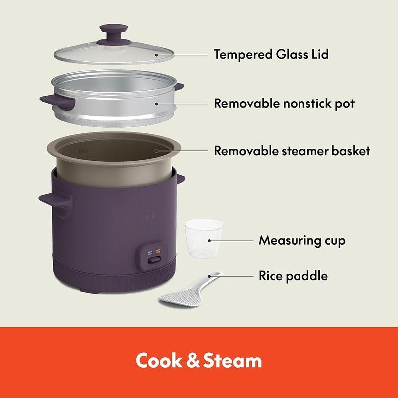 Electric Rice Cooker 16 Cups Steamer Nonstick Pot Keep Warm Quick Cook New