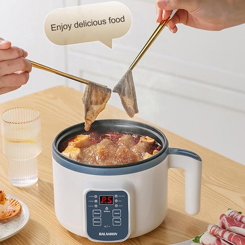 1.7L Electric Rice Cooker 220V Non-Stick Multi Cooker Portable Steamer Home Pot