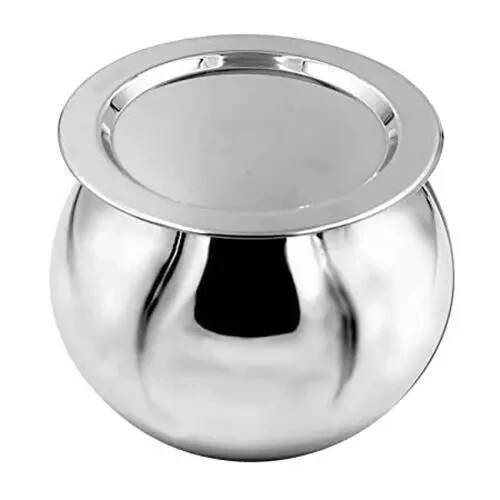 iBELL 1 kilogram Premium Stainless Steel Steam Pot, Thermal Rice Cooker,(Silver)