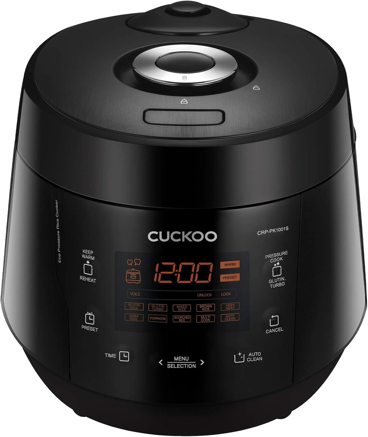 CUCKOO High Pressure Rice Cooker 10-Cup Uncooked / 20-Cup Cooked with Nonstick I