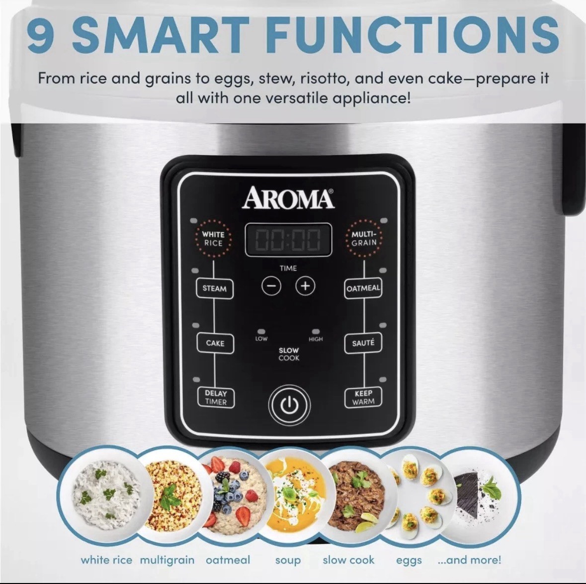 Digital 20 cup Multi Cooker &Rice Steamer Aroma Sealed NIB SameDayHandling &USPS