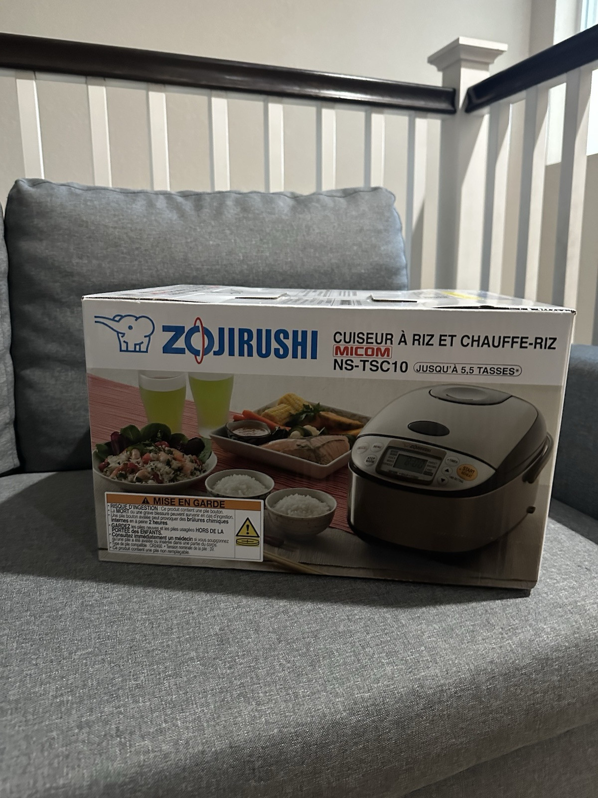 Zojirushi Micom NS-TSC10 Rice Cooker and Warmer – Stainless Brown