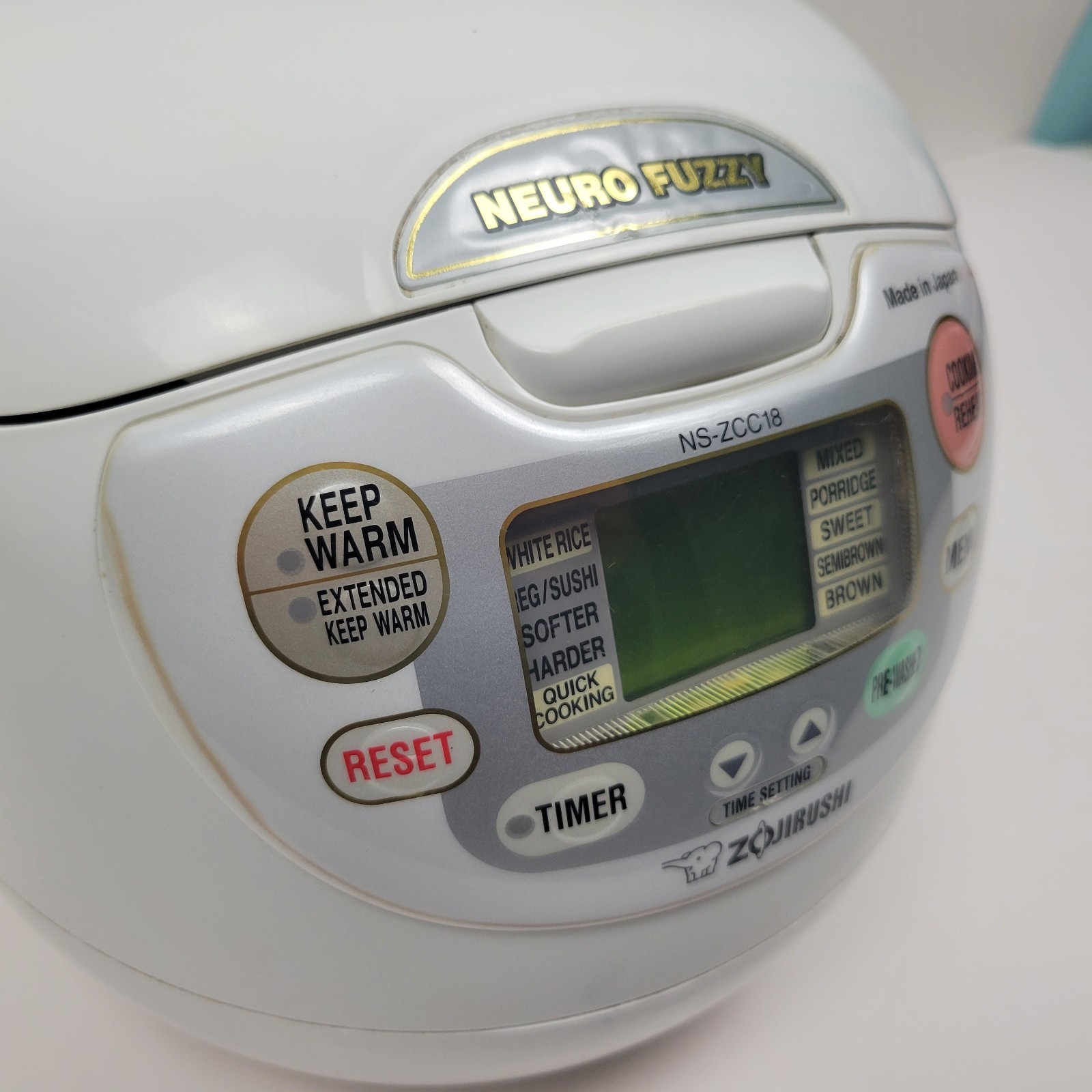 Zojirushi NS-ZCC18 Neuro Fuzzy 10 Cup Rice Cooker & Warmer WELL USED