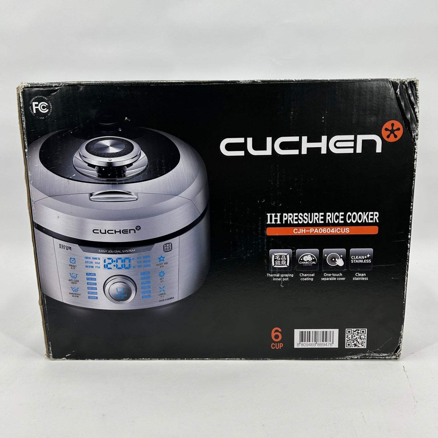 New Cuchen IH Pressure Rice Cooker CJH-PA0604ICUS